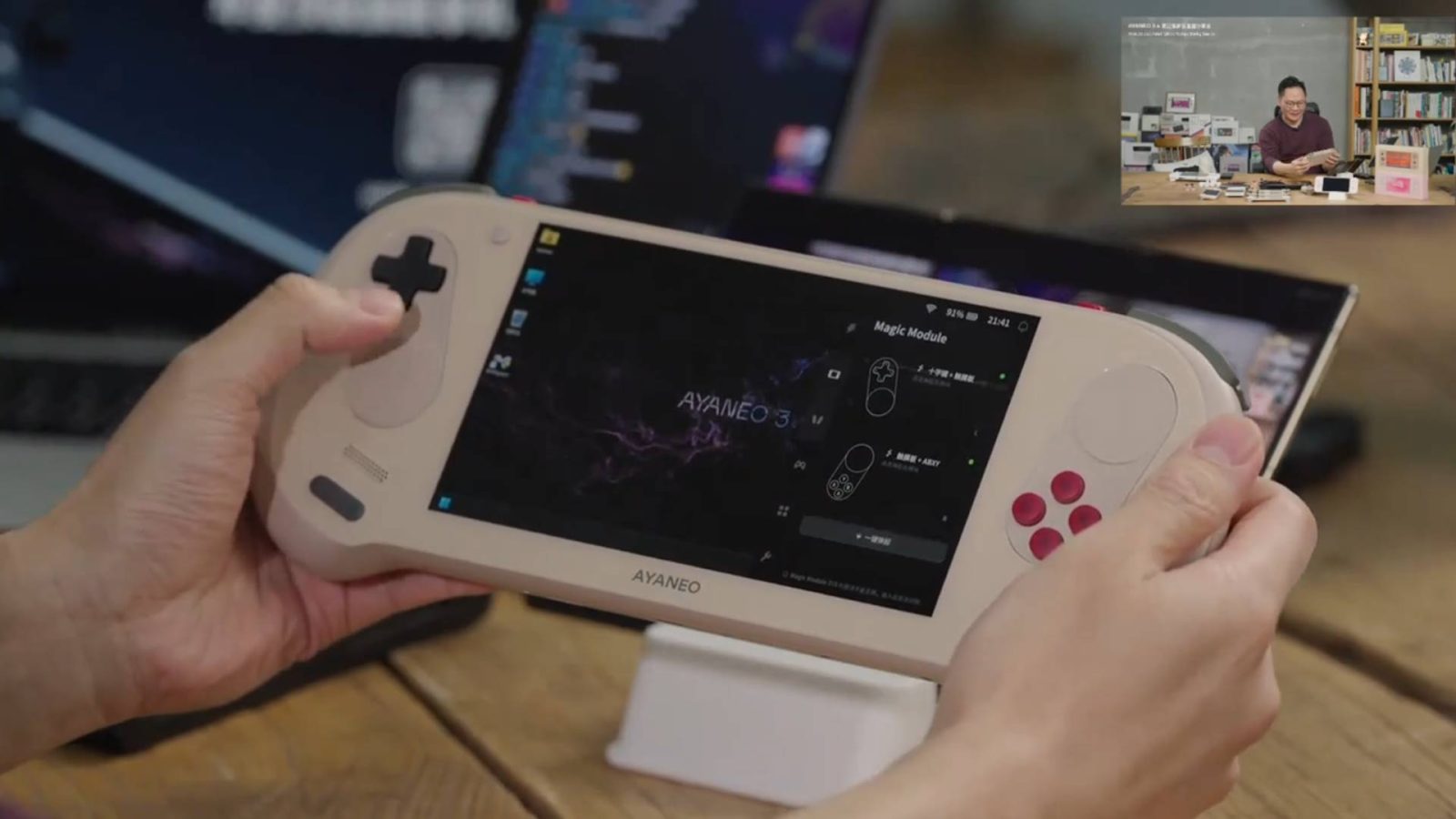 this-new-handheld-offers-swappable-sticks,-d-pads,-and-steam-deck-style-touchpads