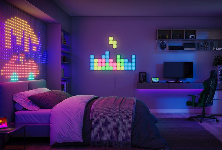 govee’s-latest-smart-lights-bring-pixel-art-to-your-desk-and-a-speaker-to-your-lamp