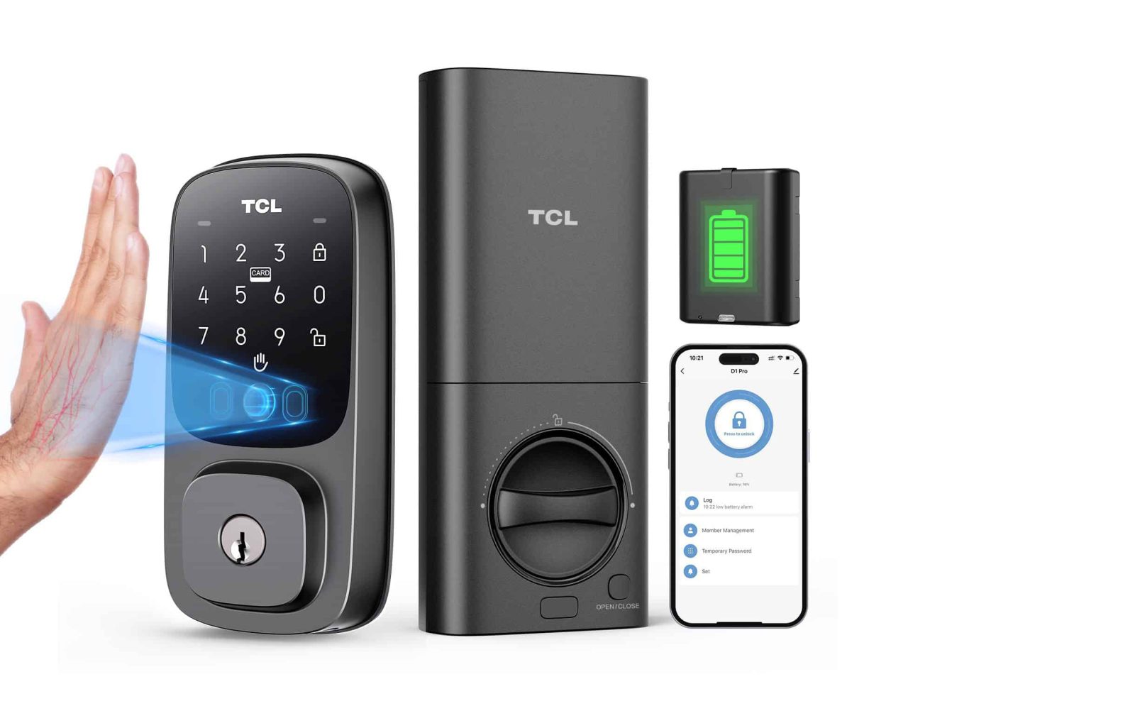 tcl-smart-lock-d1-pro-has-ai-powered-palm-vein-recognition