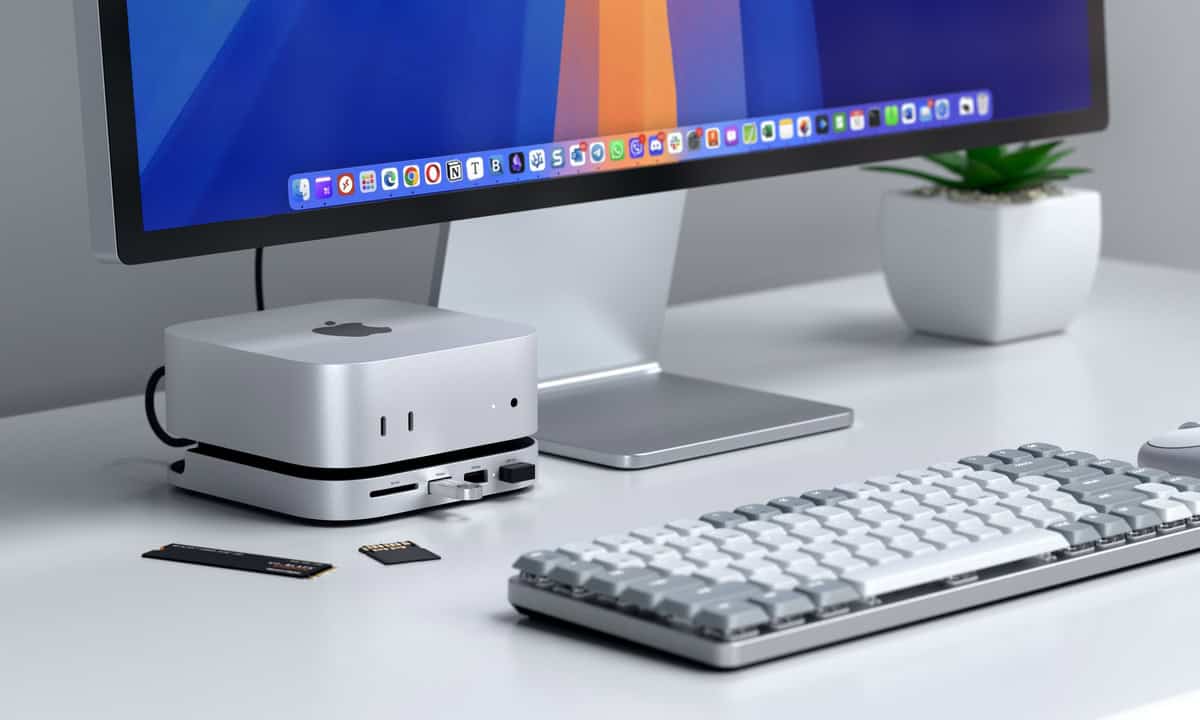 satechi’s-new-mac-mini-m4-stand-brings-more-ports-&-storage