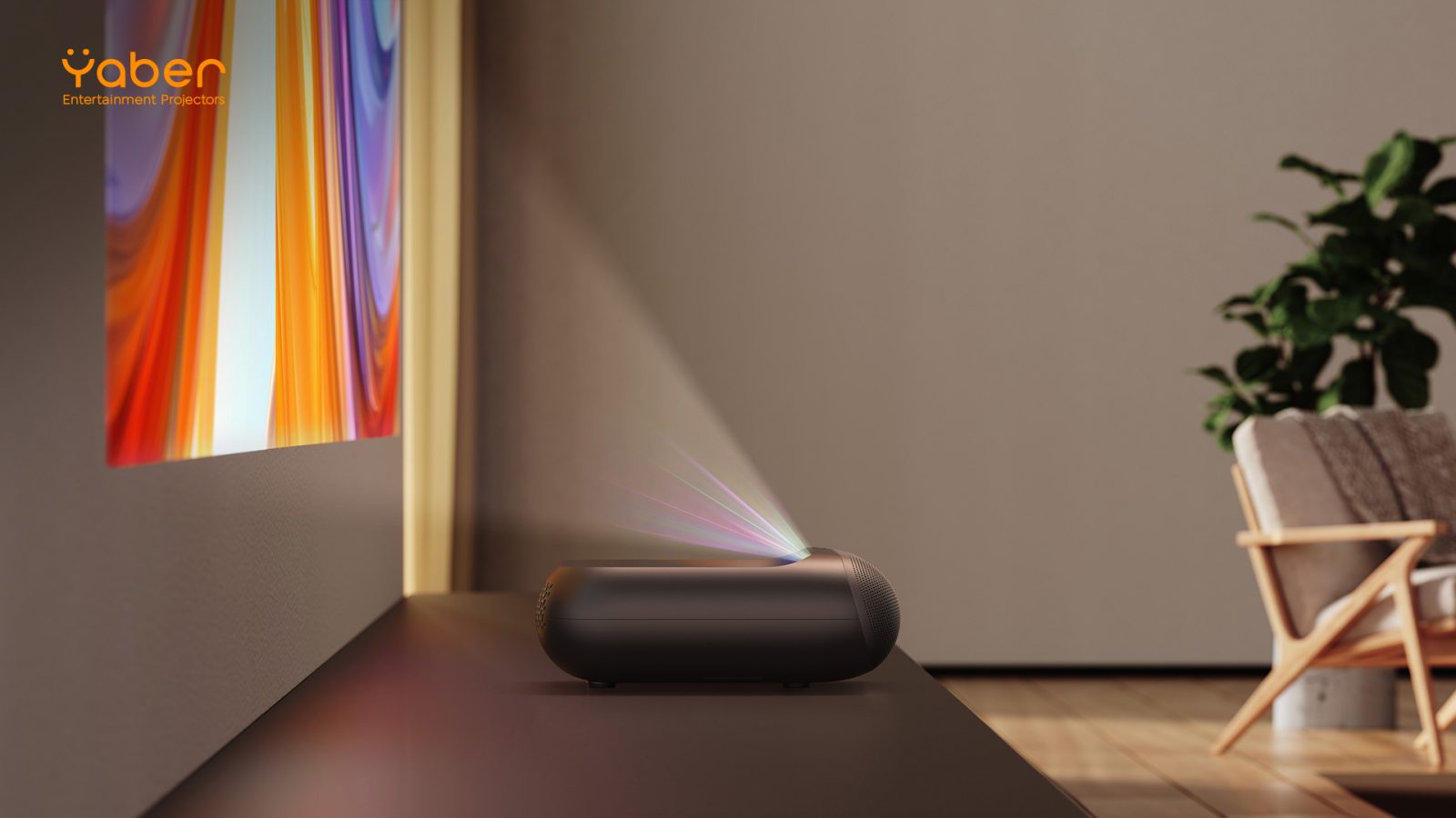 the-yaber-k300s-is-a-tiny-projector-that-can-paint-your-walls-with-a-100-inch-cinematic-display