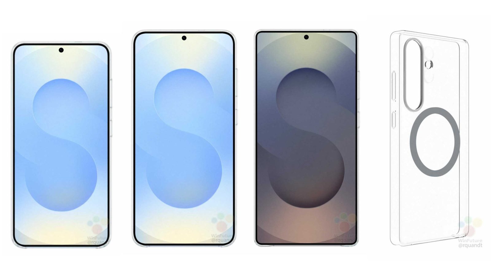 official-galaxy-s25-series-renders-leak-along-with-a-qi2-case