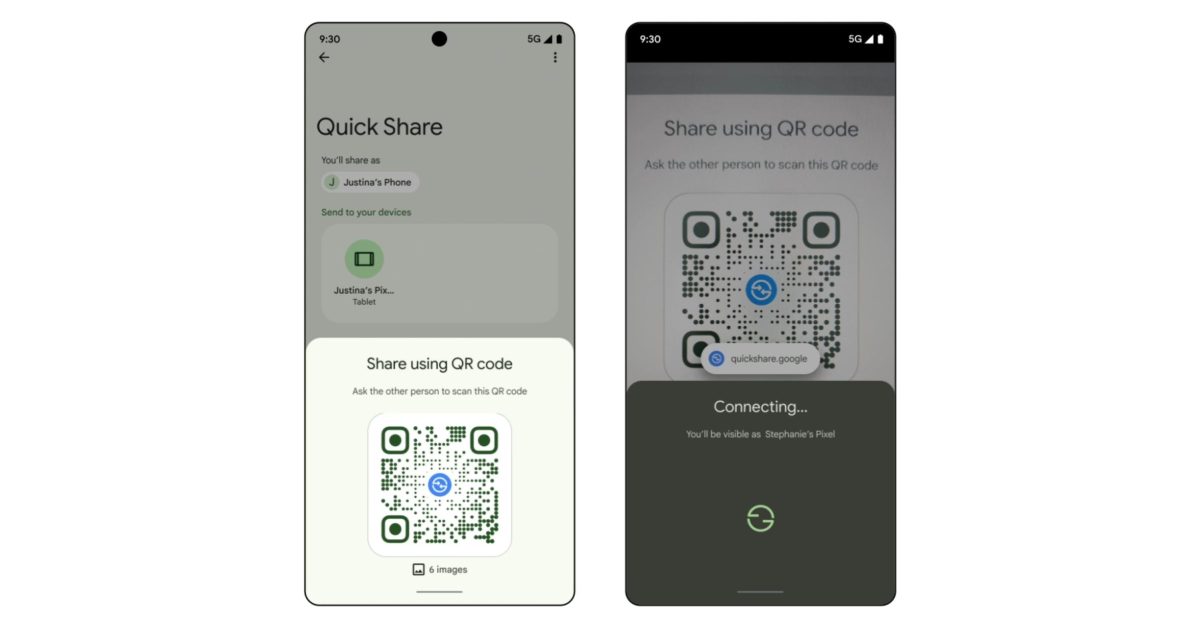 google-quick-share-widely-rolling-out-qr-code-sharing