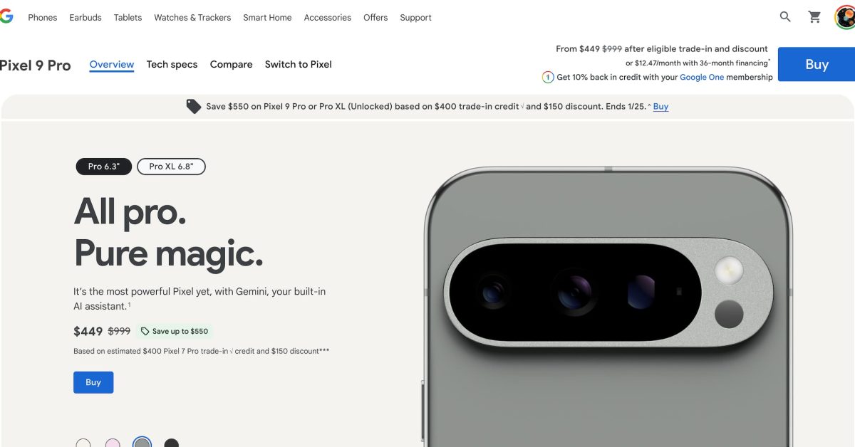 google-store-showing-pixel-9-prices-that-assume-trade-ins 