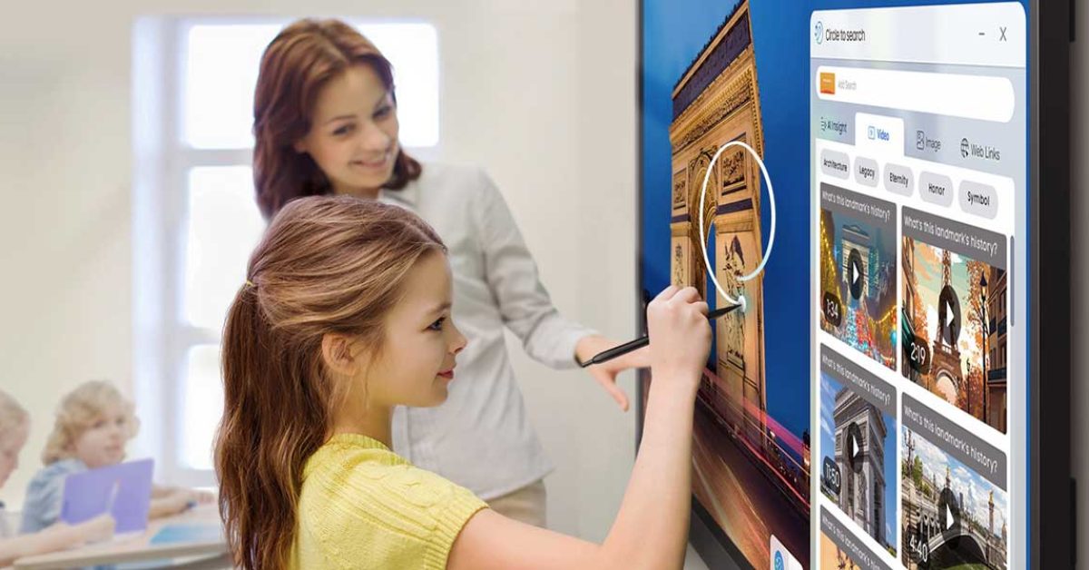 samsung’s-new-classroom-display-runs-on-android-15-with-circle-to-search,-kind-of