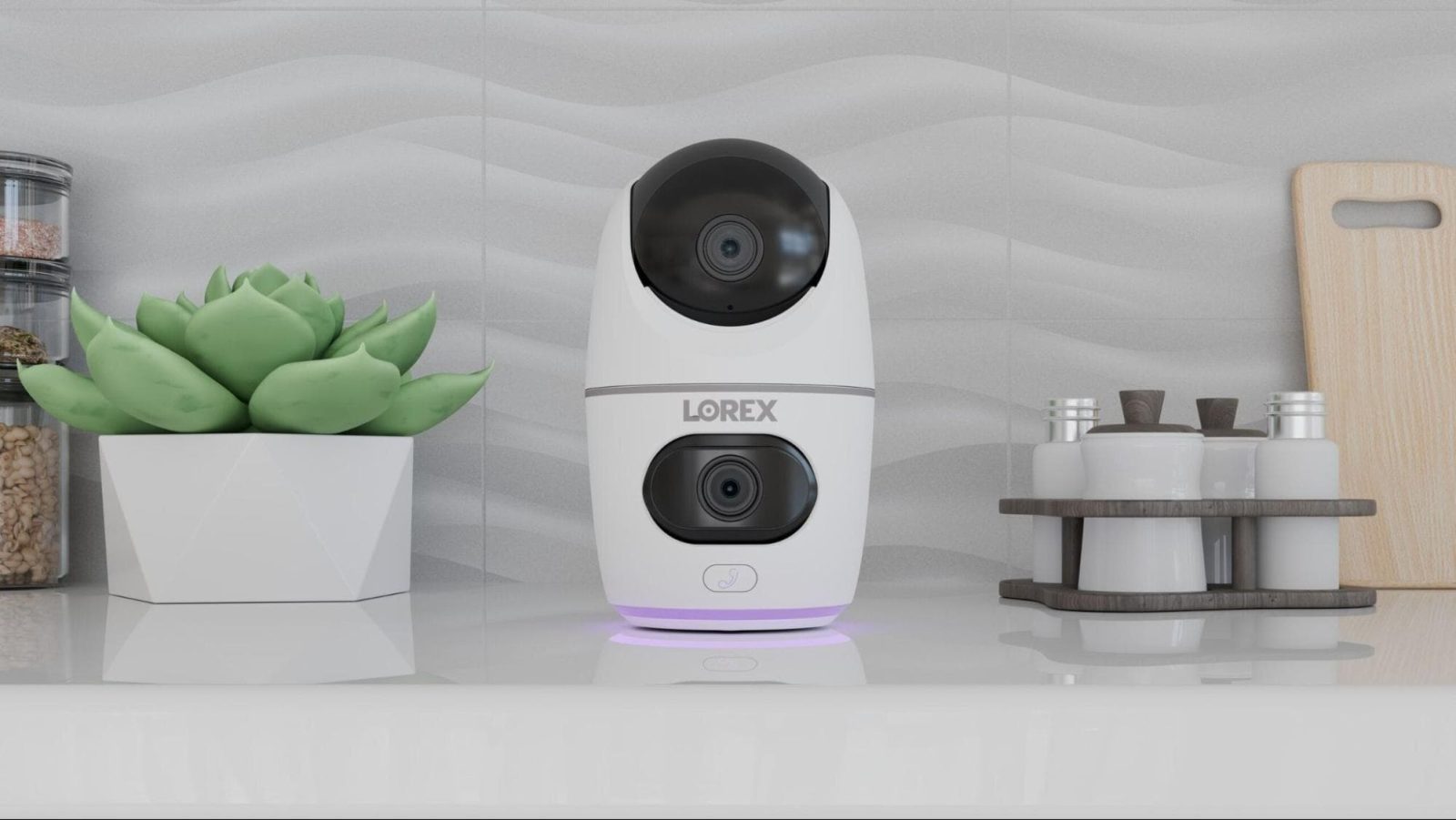 lorex-2k-dual-lens-indoor-pan-tilt-camera:-tackles-pets-and-life-in-one-security-camera