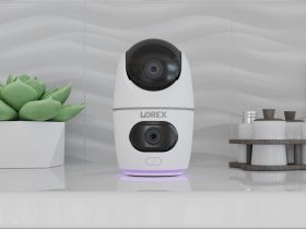 lorex-2k-dual-lens-indoor-pan-tilt-camera:-tackles-pets-and-life-in-one-security-camera