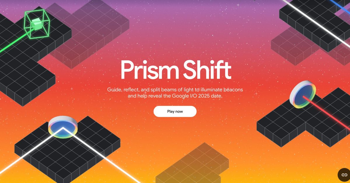 google-teases-i/o-2025-with-‘prism-shift’-puzzle