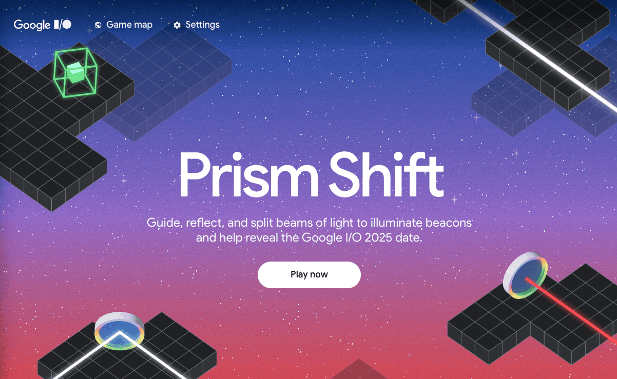 google-i/o-2025-dates-hidden-behind-light-bending-puzzle-challenge